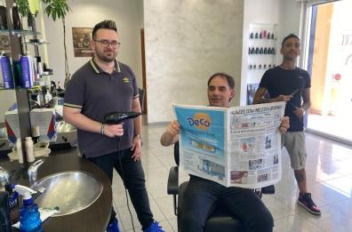 Cassano, parrucchiere racconta il legame con la «Gazzetta»: risale alle notti magiche del ‘90
