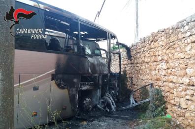 Incendiarono 2 bus a San Marco in Lamis: 2 arresti, tutto per lotta fra ditte di trasporti