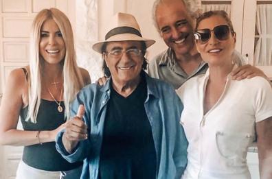Simona Ventura fa tappa in Puglia e visita Al Bano e Loredana a Cellino