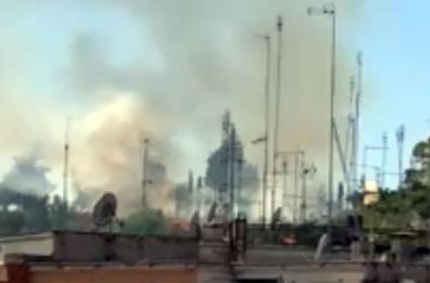 LAZIO - Roma, incendio al Parco Monte Ciocci in zona Balduina