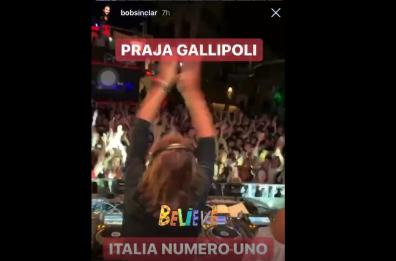 Gallipoli, in 2mila alla serata di Bob Sinclar, senza distanziamento: esposto del Codacons