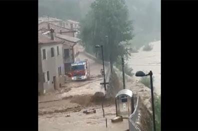 VENETO - Inondazione a Bassano del Grappa e Solagna