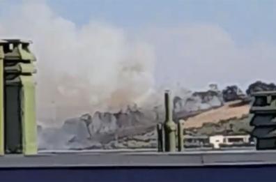 Montenero di Bisaccia, incendio Ferrovia linea Pescara Termoli
