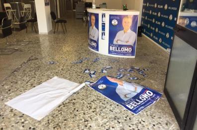 Regionali 2020, candidato Lega a Bari: «Un balordo mi ha devastato sede del comitato»