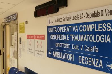 Bari, frattura collo del femore intervento entro 2 giorni: ospedale «Di Venere» fra i migliori in Italia 