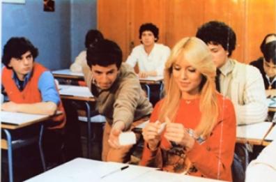 Una liceale piccante sul set di Corato: era la bellissima Gloria Guida