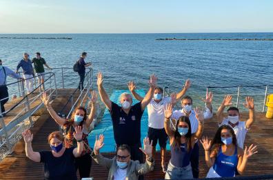Bisceglie spiaggia libera attrezzata per disabili, Emiliano: «In Puglia mare pulito e accessibile a tutti»
