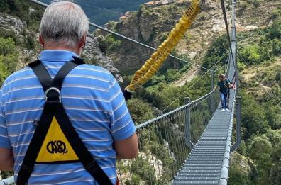 Castelsaraceno, il ponte tibetano da record aprirà all'inizio del 2021 