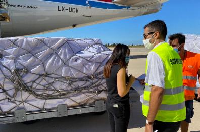 Dalla Cina alla Puglia è in arrivo materiale per produrre Dpi
