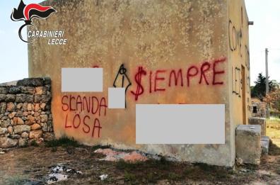 Alessano, individuate  autrici di scritte blasfeme su chiesa antica: denunciate due «writer» 