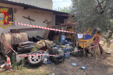 Acquaviva, scoperta officina abusiva: sequestrata anche area usata come discarica