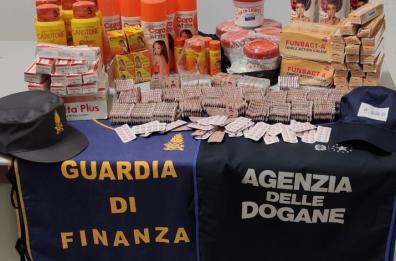 Bari, nel bagaglio dall'Africa creme e farmaci vietati, sequestro GdF