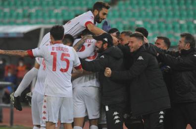 Bari Catania, il poker contro il Catania: le immagini  più belle del match