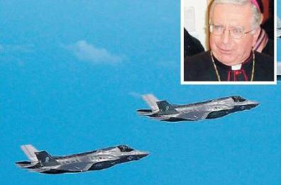 Il monito di Mons. Ricchiuti: «Stop ai velivoli F-35 e alle armi nucleari»