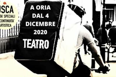 Oria, nasce il «teatro da asporto»: gli spettacoli arrivano sotto casa