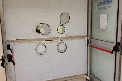 Covid a Lucera, arriva la tenda degli abbracci: così i malati potranno stringere i familiari