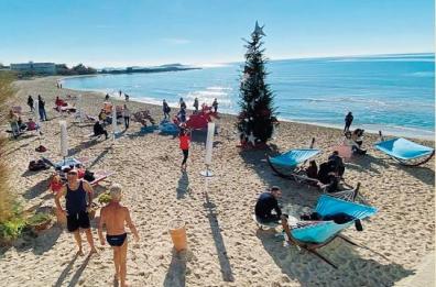 Porto Cesareo, è Natale ma sembra estate 
