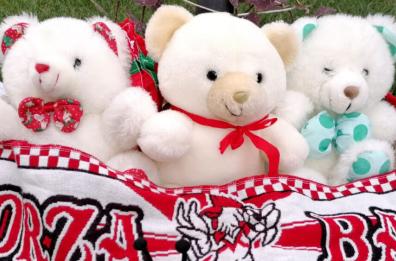 Bari, al posto dei tifosi in tribuna spuntano dei peluche per la gara con la Turris