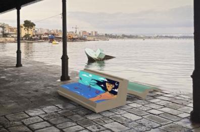 Taranto, arrivano le «panchine letterarie»: arte e tecnologia