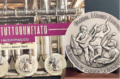 Musici pugliesi: un riconoscimento ai Global music awards in California