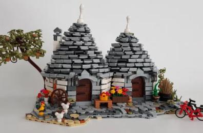 E se i Trulli diventassero di Lego? L'omaggio in miniatura ad Alberobello