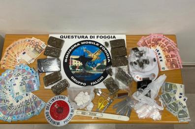 Foggia, l'appartamento in pieno centro era base operativa per lo spaccio: arrestato pluripregiudicato
