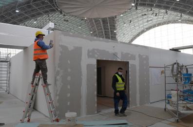 Bari, l'ospedale Covid in Fiera è pronto: domani la consegna delle chiavi