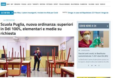 News on line, boom del sito Gazzetta a Natale: sempre primi in Puglia e Basilicata