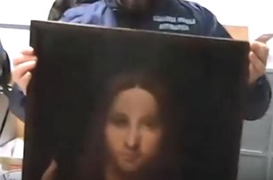 Napoli, polizia trova il Salvator Mundi VIDEO