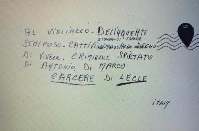 Lecce, in una lettera dalla Francia minacce all'omicida dei due fidanzati