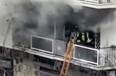 Lazio, incendio e fumo a Colli Albani in via Rocca Priora VIDEO