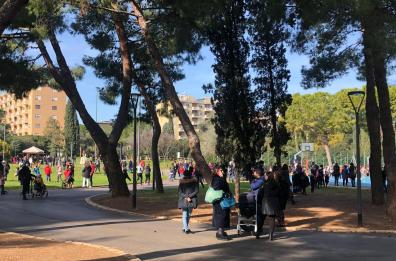 Bari, l'appuntamento per lo sport è al parco, in barba alla zona arancione