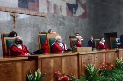 Bari, inaugurato anno giudiziario: «Mente e cuore ai pugliesi morti»