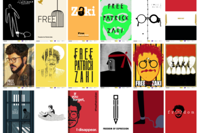 Free Patrick Zaki, a un anno dall'arresto arrivano i 10 poster, «Liberatelo»