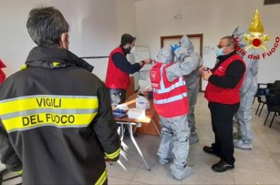 BAT, emergenza Covid: screening a tappeto per i vigili del fuoco