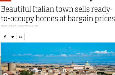 A Biccari si vendono case a 1 euro: Cnn ne parla e il sindaco riceve 20mila richieste