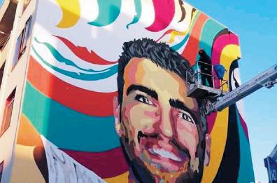 Altamura non dimentica: un murale dedicato a Domi 