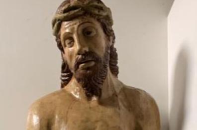 Barletta, restaurata scultura lignea «Cristo morto» del XVI secolo