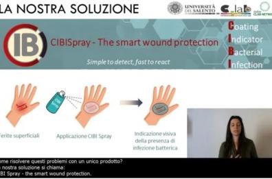 Lecce, CIBI spray cerotto che segnala le infezioni, tra i vincitori del Medtronic Lab