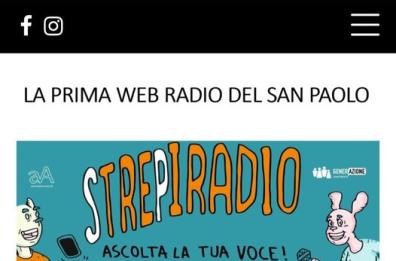 Bari, nasce Strepiradio: la prima web radio realizzata al San Paolo