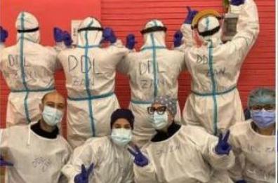 Bari, infermieri del Di Venere su tute Covid: «DDL ZAN» contro discriminazioni di genere 