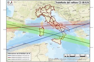 Razzo cinese: l'allerta della Protezione Civile riguarda anche la Puglia