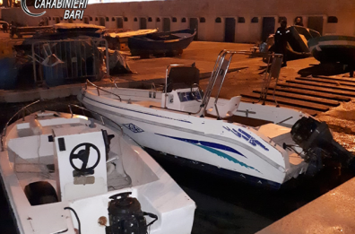 Furti di barche tra Bari e Bisceglie: due arresti