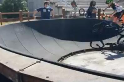 Inaugurato il Bike park a Bari: parco attrezzato anche per bimbi e ragazzi disabili