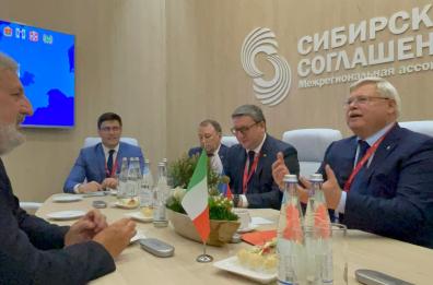 Regione Puglia a Forum Spief: incontro con governatore Tomsk