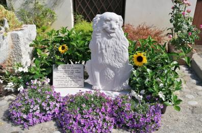 Canosa, un monumento per Nuvola il cane amato da tutti