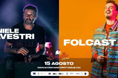 Grottaglie, al Cinzella Festival in arrivo Daniele Silvestri, La Rappresentante di Lista e molti altri