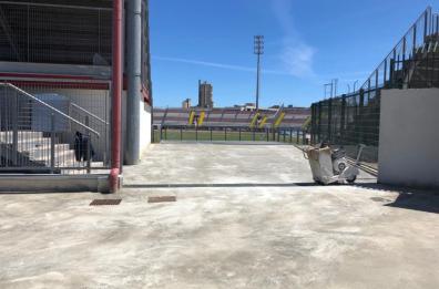 Barletta, polemiche sull’interruzione dei lavori allo Stadio Puttilli
