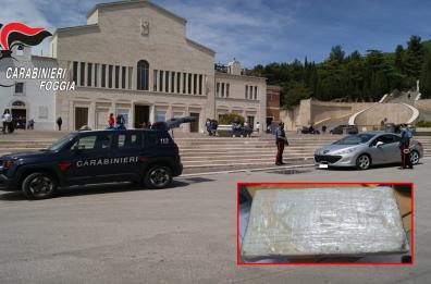 San Giovanni Rotondo, in auto con un chilo di cocaina: presa una donna
