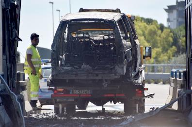 Rogo al casello autostradale, paura a Bari